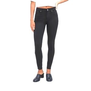 EVERLANE Mid Rise Black Wash Slim Jeans Size 27